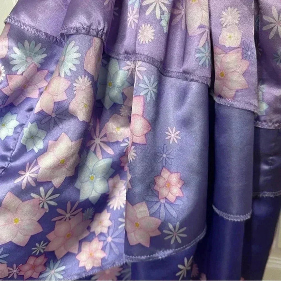 Encanto Isabella Dress Floral Pink & Purple Size 4-6X - Picture 11 of 15